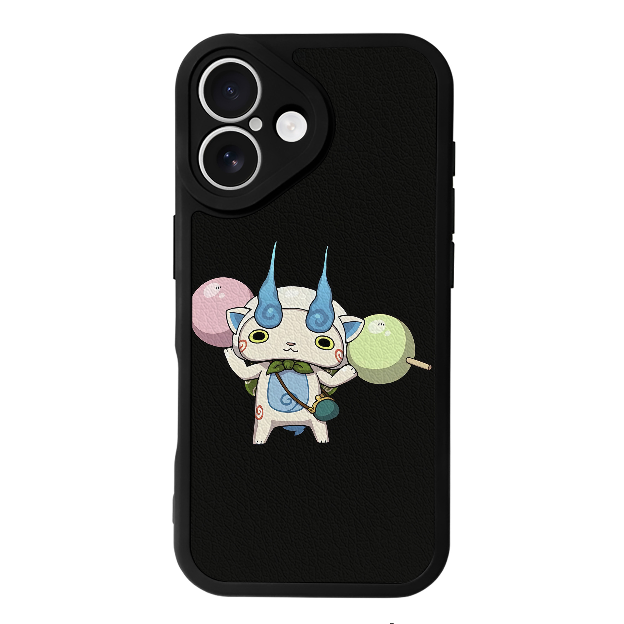 （画像用） 妖怪ウォッチ Yo-kai Watch 【iPhone 16シリーズ対応】シリコンスマホケース（レザー調） 材質：シリコン